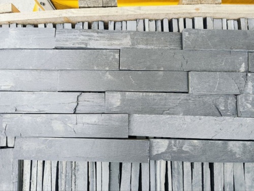 Плитка чёрная из натурального камня фасадная 30 см * 5 см, толщина 7 мм -30 мм купить в Карачаево-Черкесской Республике