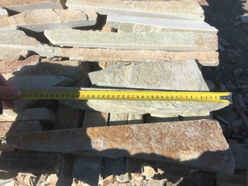 Горбушка златолит золотистый для облицовки купить в Карачаево-Черкесской Республике