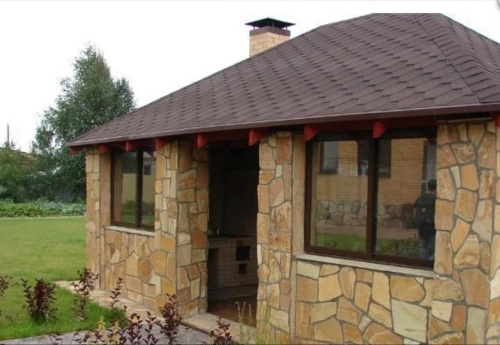 Плитняк златолит жёлтый золотистый для фасада 1,5-3см купить в Карачаево-Черкесской Республике