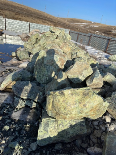 Камни для ландшафтного дизайна зелёные 10-60 килограмм купить в Карачаево-Черкесской Республике
