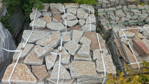 Гранитный плитняк галтованный для парковки купить в Карачаево-Черкесской Республике