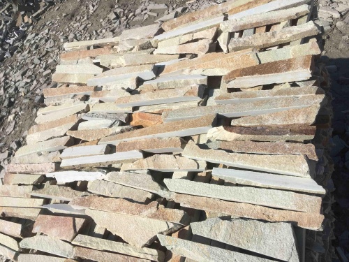 Горбушка златолит золотистый для облицовки купить в Карачаево-Черкесской Республике